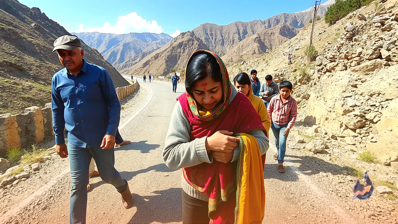 Blocked Hills Road Forces Grieving Son to Haul Mother's Body Across 6 Kilometers of Rough Terrain in Sirmaur