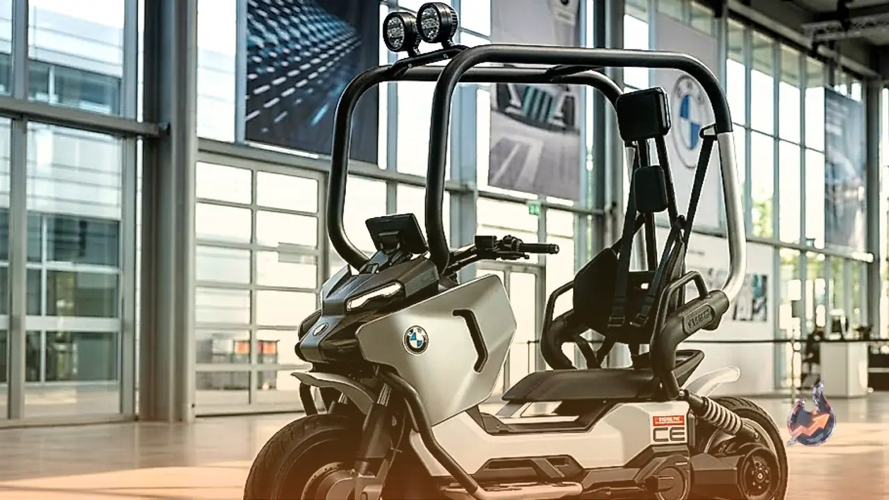 BMW Files Design Patent In India For Self-Balancing Electric Scooter Concept