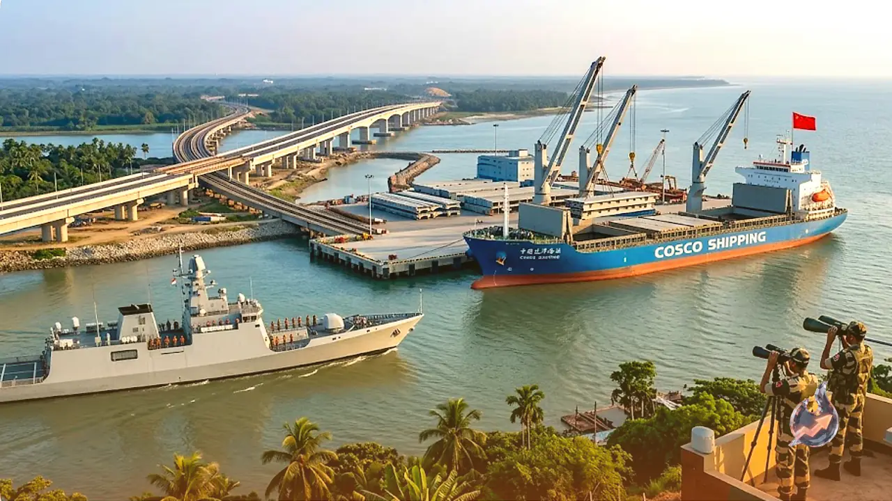 China Eyes a New Bay of Bengal Corridor Through Bangladesh and Myanmar, Raising Concerns Along India's Eastern Border