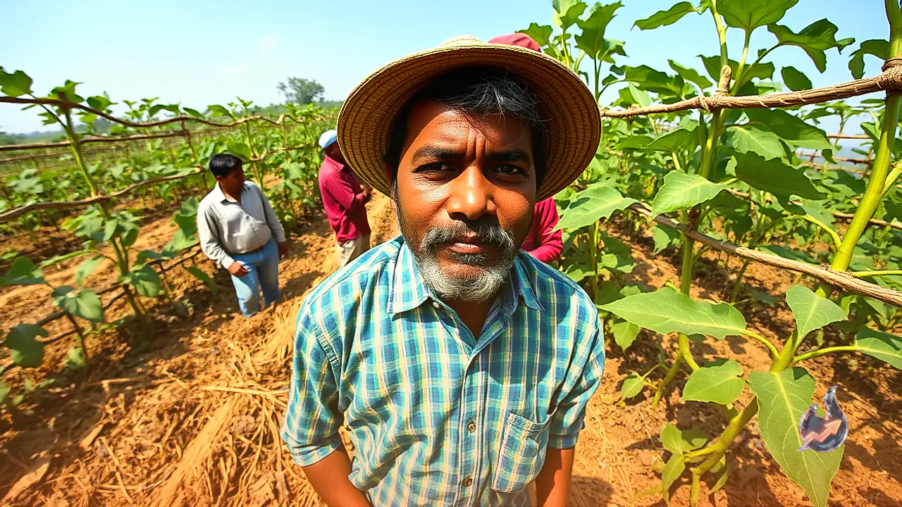 Bokaro Farmer Arun Mahato Earns Rs 1 Lakh Net Profit From Ridge Gourd Using Trellis And Mulching Methods