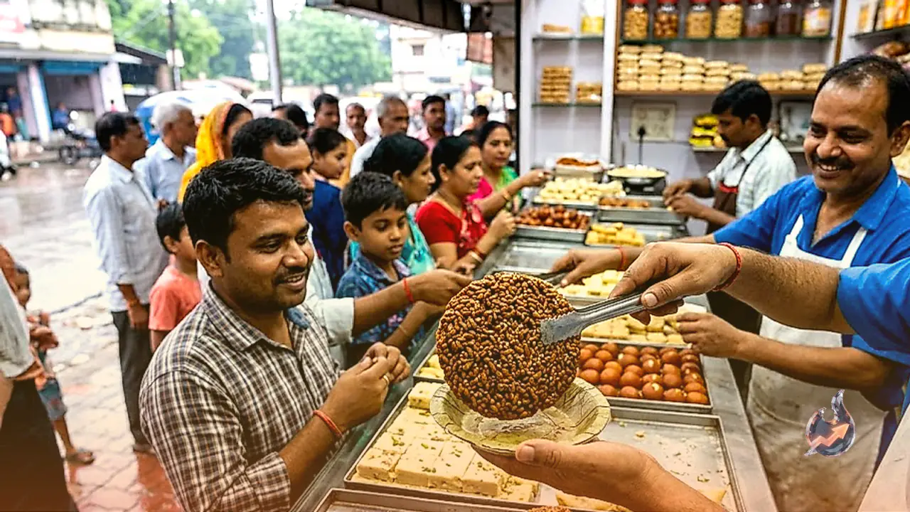बोकारो के तेनु चौक पर मिल रहा है खास लाई का अनरसा, बारिश के सीजन में दूर-दूर से स्वाद चखने पहुंच रहे लोग