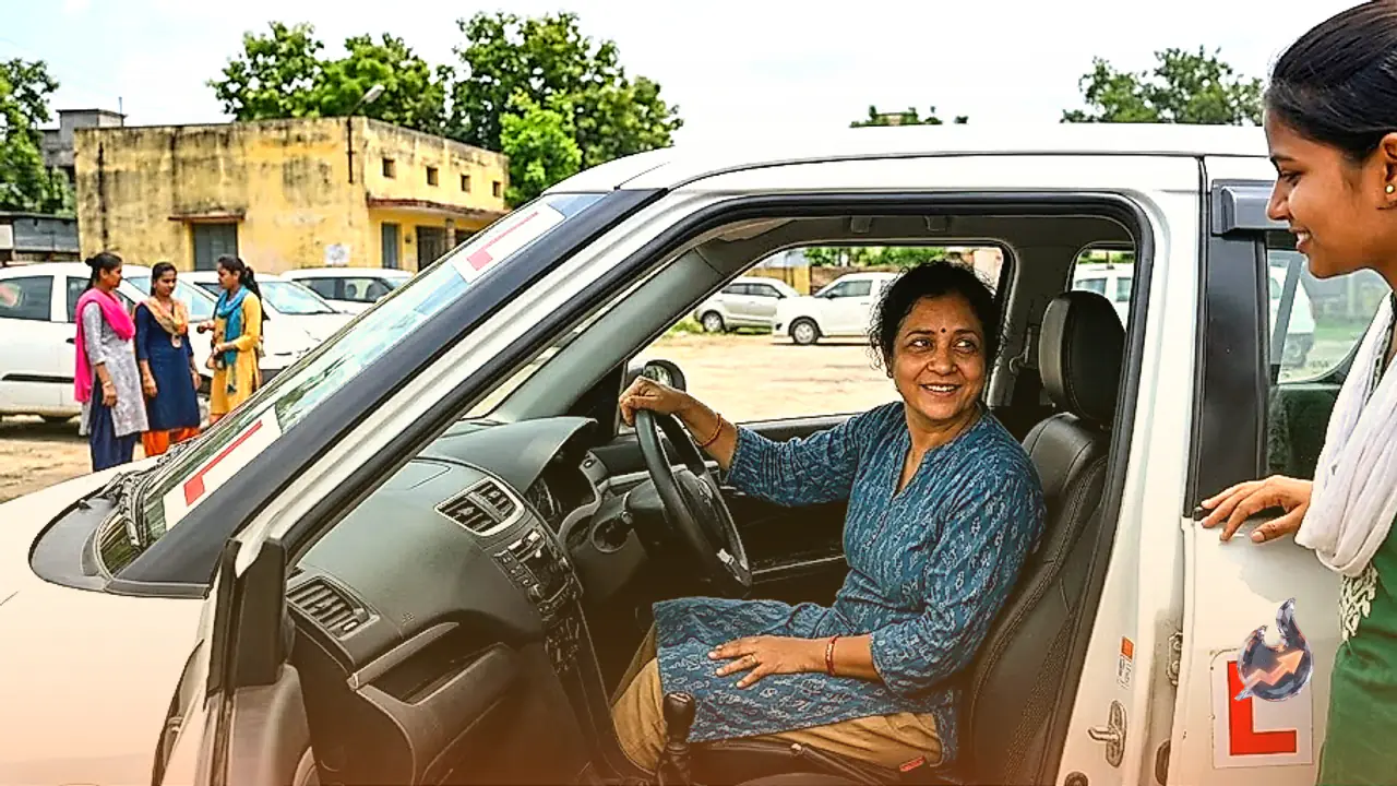 Aabha Bharti from Bokaro started with 1 car after husband demise, now trained 3000 women in driving