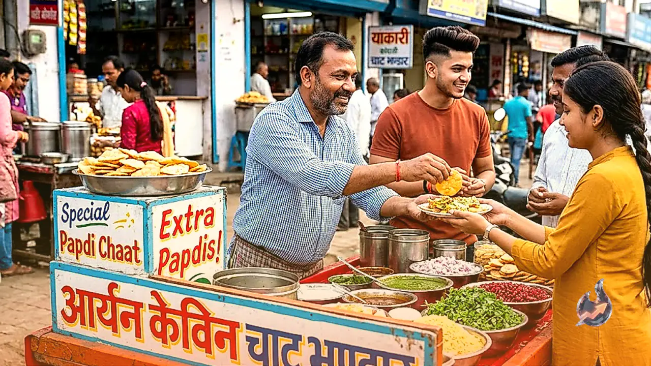 बोकारो में सोशल मीडिया स्टार के नाम से चमकी चाट की दुकान, हर प्लेट पर मिल रही दो मुफ्त पापड़ी