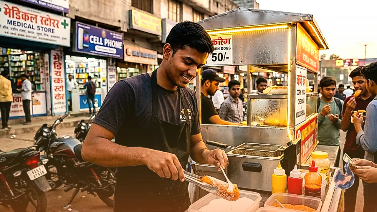 बोकारो में स्ट्रीट फूड का नया ट्रेंड, सोशल मीडिया से सीखकर विशाल ने शुरू किया कोरियन हॉट डॉग का स्टॉल