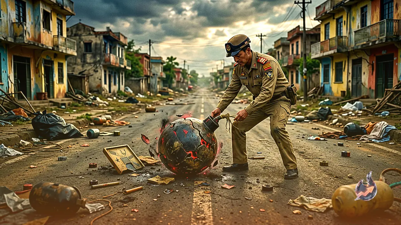 Bomb Discovered Near Road in Baruipur, South 24 Parganas Sparks Panic and Police Probe