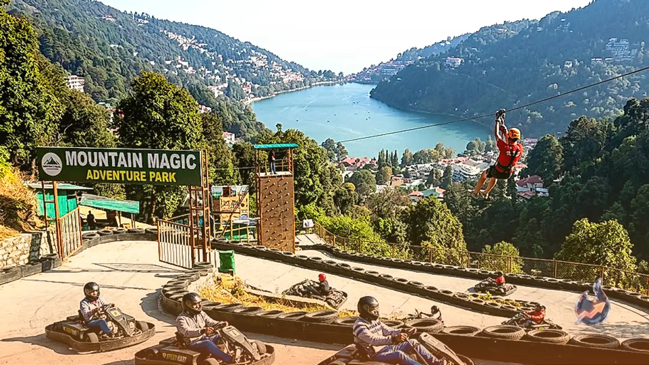 Beyond Boating: Nainital's Charkhet Park Is Turning Heads With a 200-Metre Zip Line and Go Karting