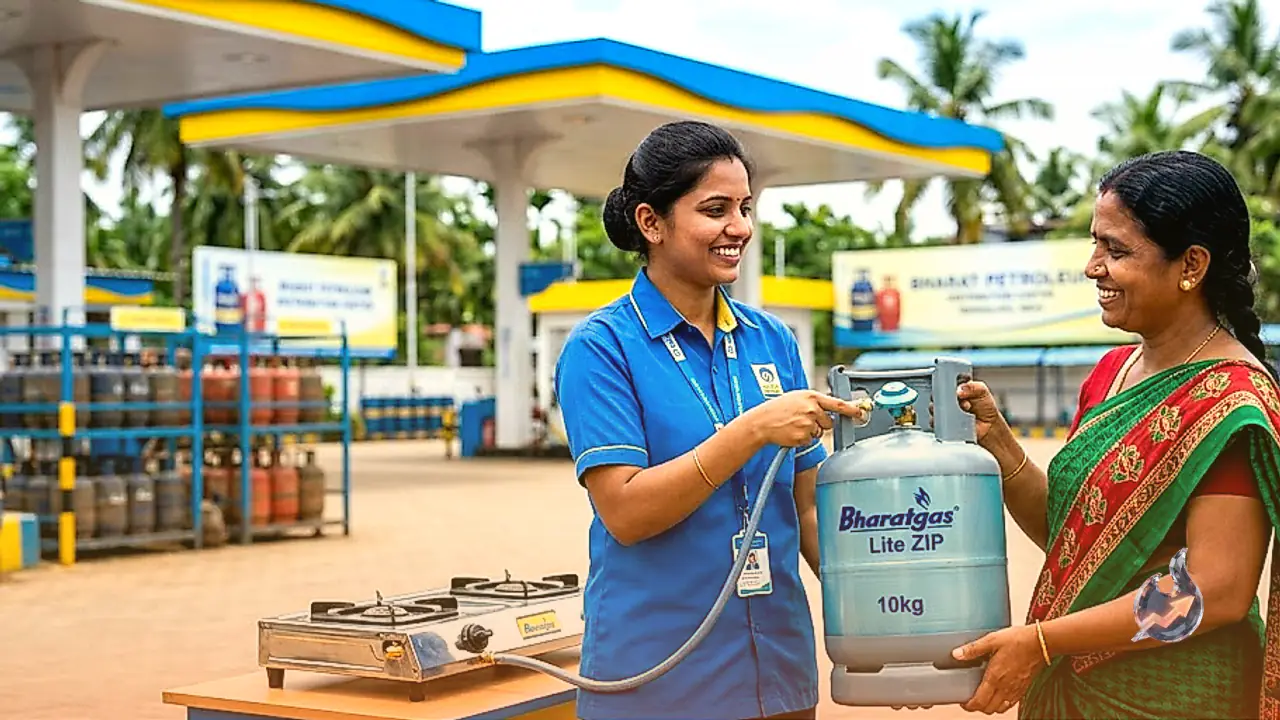 BPCL Launches 10kg Lightweight Fibre LPG Cylinder With Instant Connection
