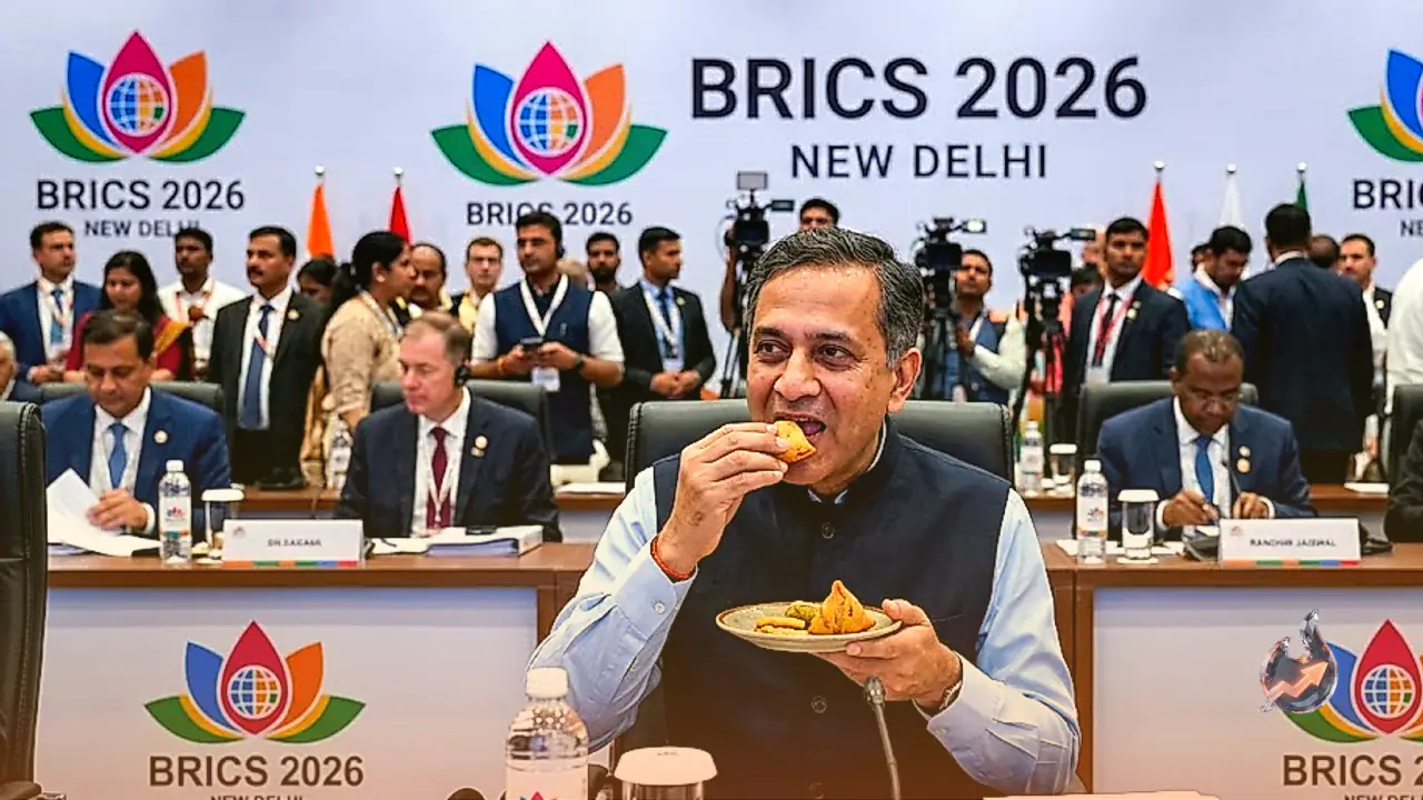 MEA Spokesperson Randhir Jaiswal Trolled for Eating Snacks at BRICS Summit; Major General Raju Chauhan Slams Critics