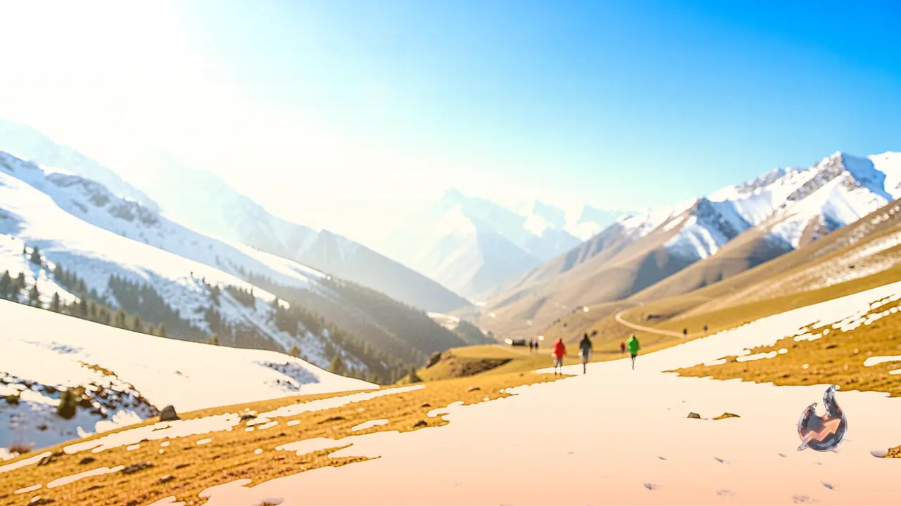 Bright Sunshine Warms Uttarakhand Valleys Ahead of Fresh Snow and Light Rain Across Five Highland Districts
