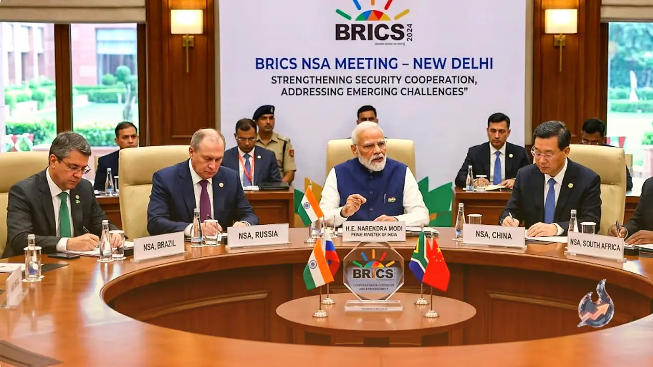 ब्रिक्स देशों के सुरक्षा सलाहकारों से नरेंद्र मोदी की मुलाकात, आतंकवाद और साइबर सुरक्षा पर हुई अहम चर्चा