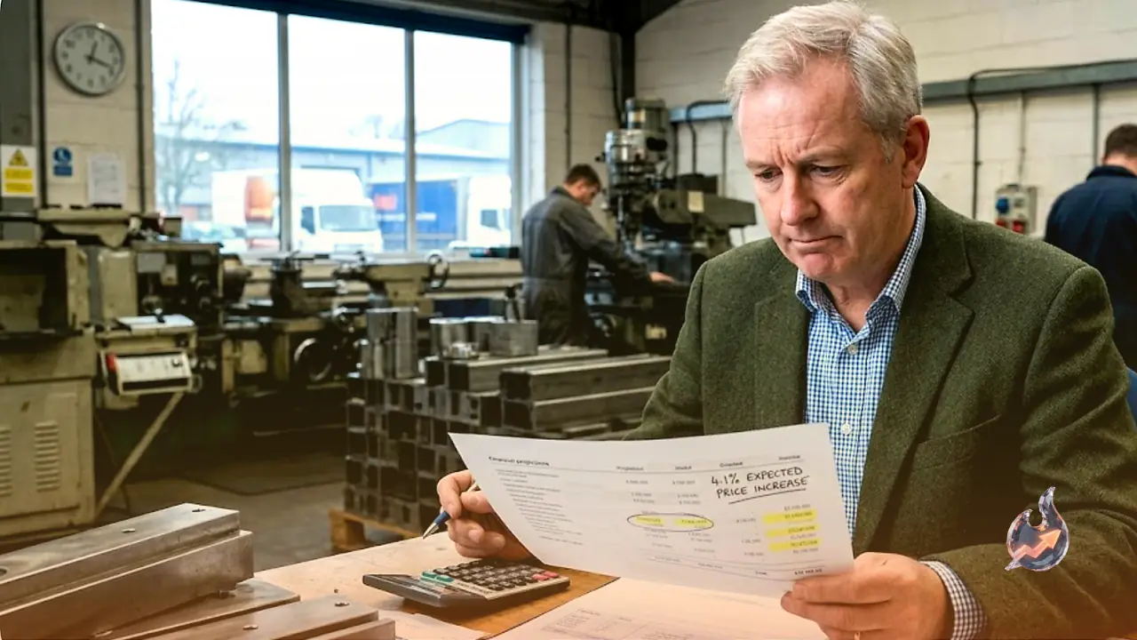 UK firms brace for a pricier year ahead as own-price inflation expectations climb to 4.1%