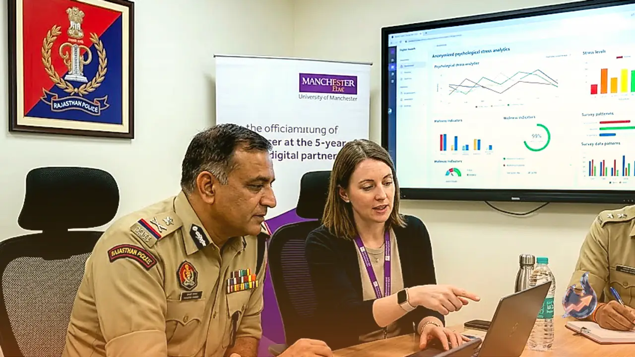 खाकी के मानसिक तनाव पर लगाम कसने के लिए ब्रिटिश यूनिवर्सिटी से जुड़ा राजस्थान पुलिस तंत्र