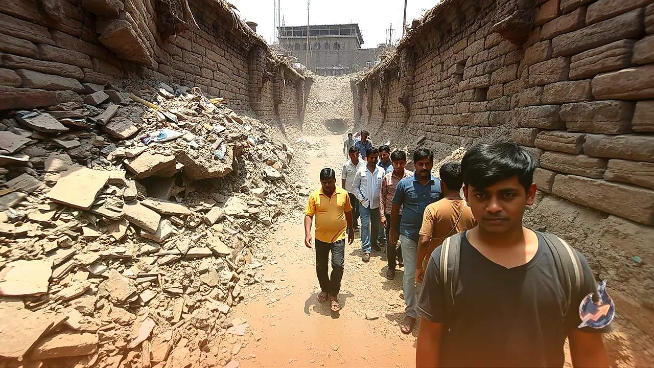 Broken Safety Walls and Waste Accumulation Leave Bharatpur's Historic Sujanganga Canal in Peril