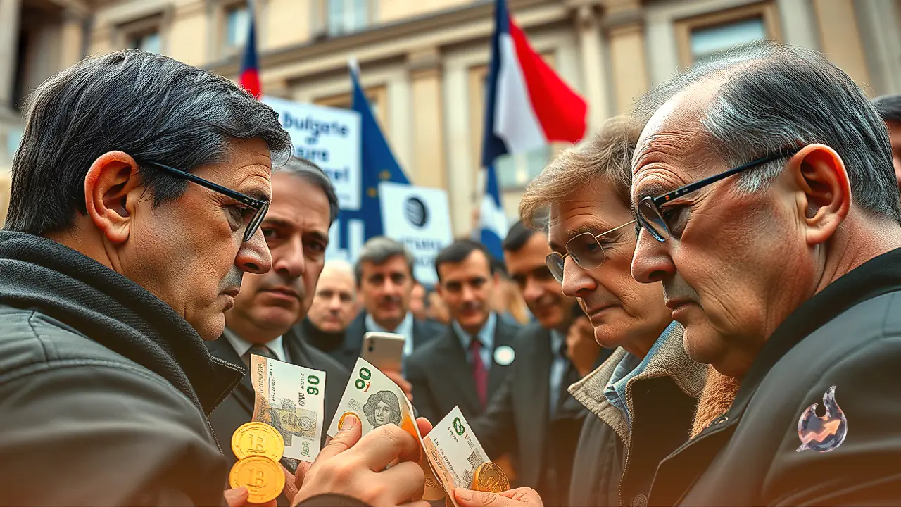 Budget Politics Confront France as Global Currencies and Gold React