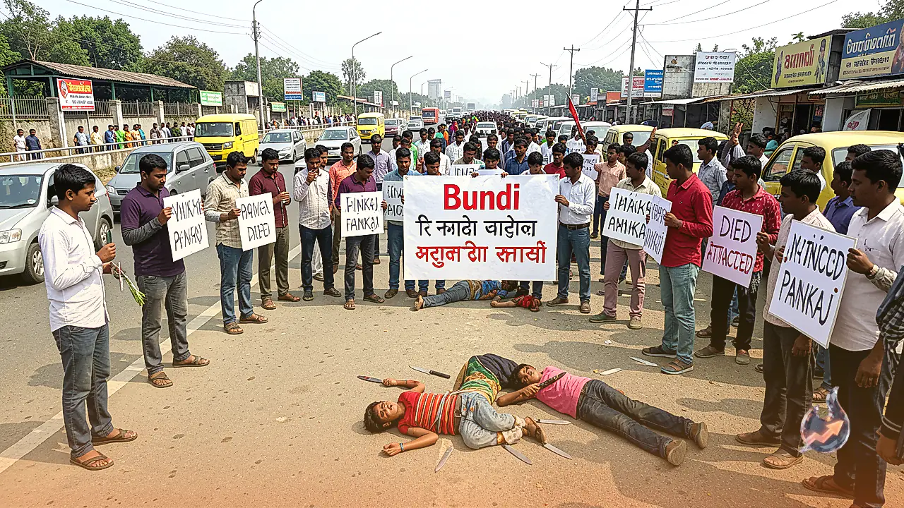 Youth Stabbed to Death After Dispute Outside Bundi Eatery, Highway Blocked in Protest