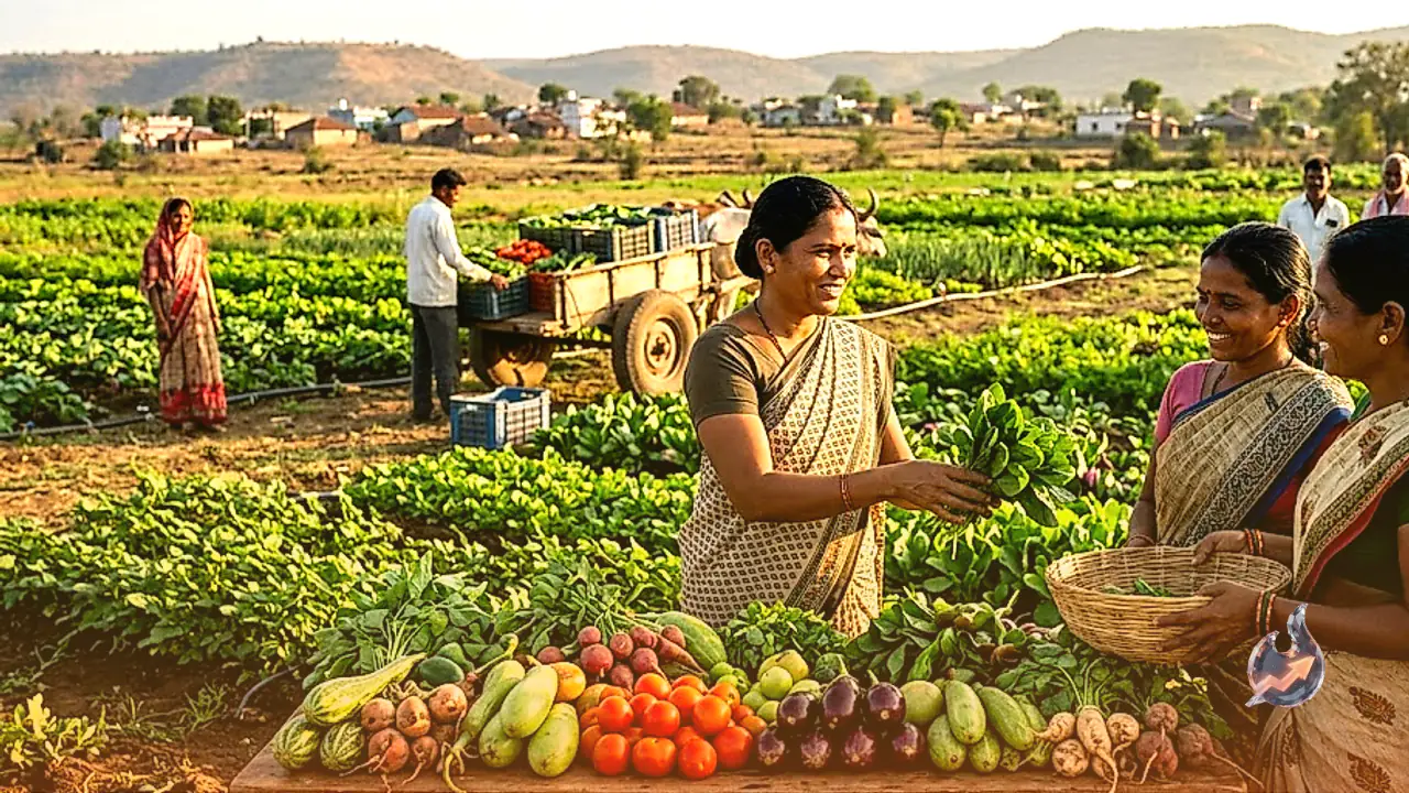 Madhya Pradesh's Ratna Medhe Turns Organic Farming Into a Lakh-Rupee Business Every Year