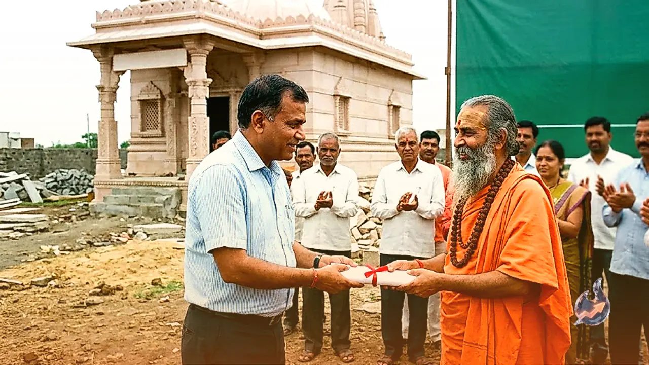 Land Worth Rs 30 Lakh Donated for Vitthal Rukmini Temple in Burhanpur, Where Devotees Seek Special Blessings