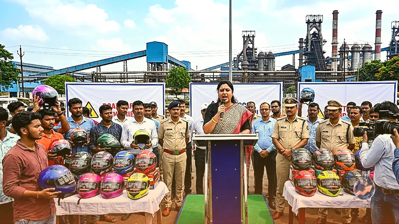 Agnimitra Paul Speaks At Road Safety Drive In Burnpur, Claims Assembly Audit Report Will Uncover Central Scheme Truth