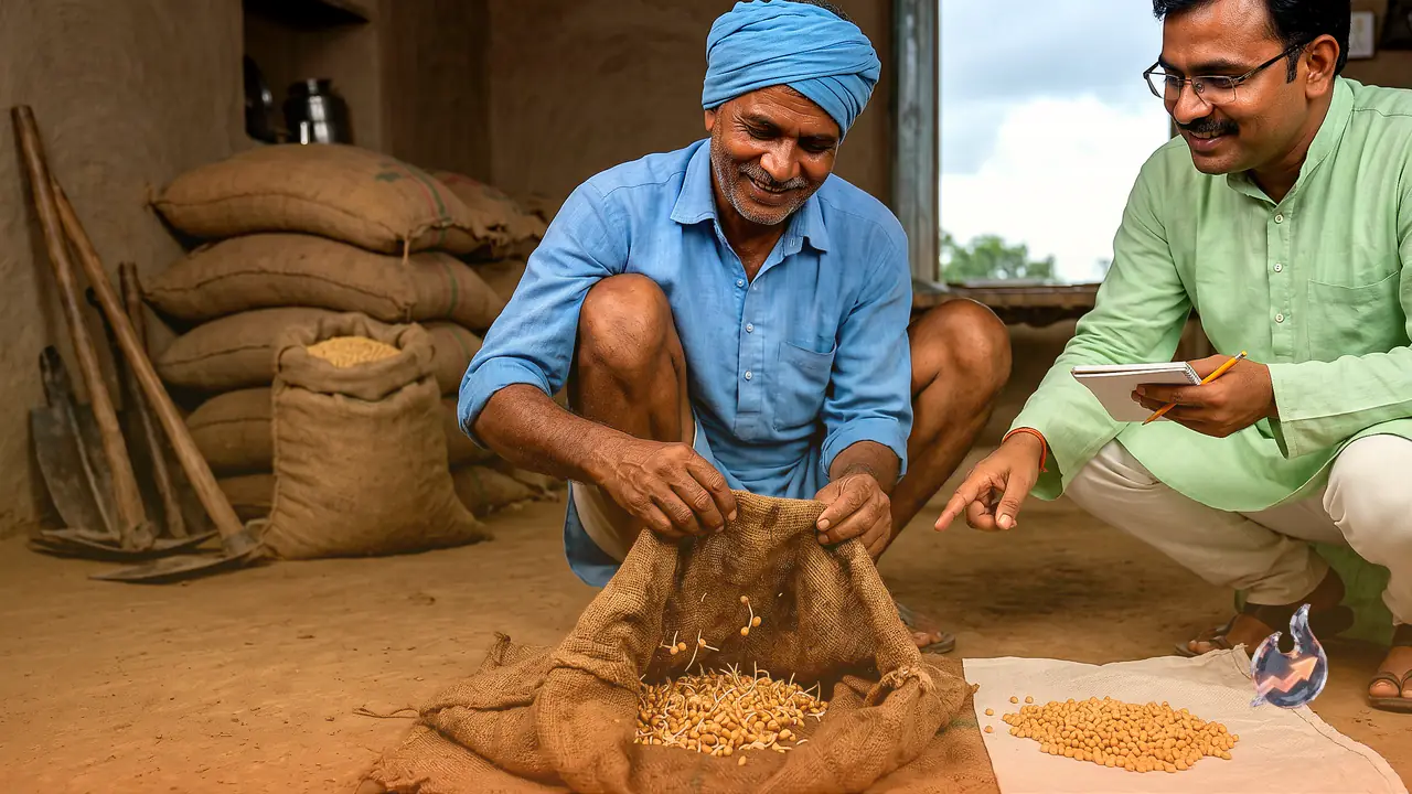 Before Monsoon Sowing Begins, KVK Scientist Explains How Farmers Can Test Their Own Seeds at Home