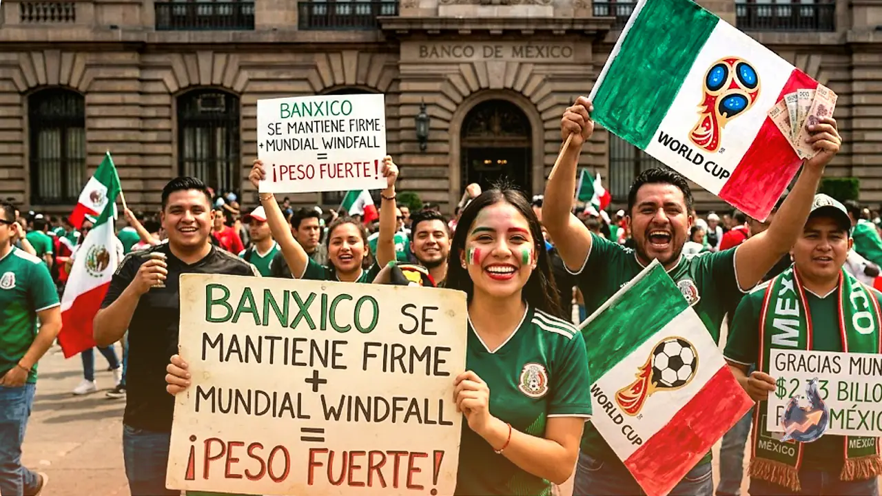 Banxico Stands Firm on Rates and a World Cup Windfall Sends the Peso Climbing