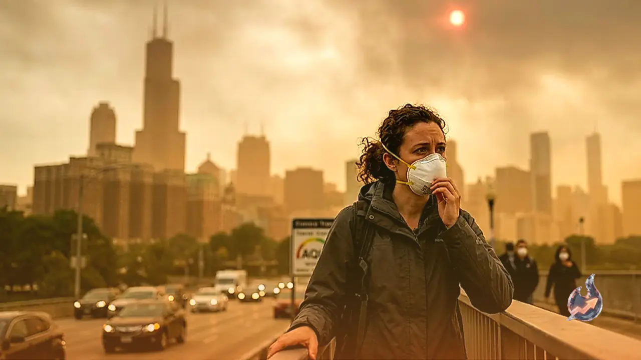 119 Wildfires in Canada Send Thick Smoke Over Chicago, Detroit and Washington, DC