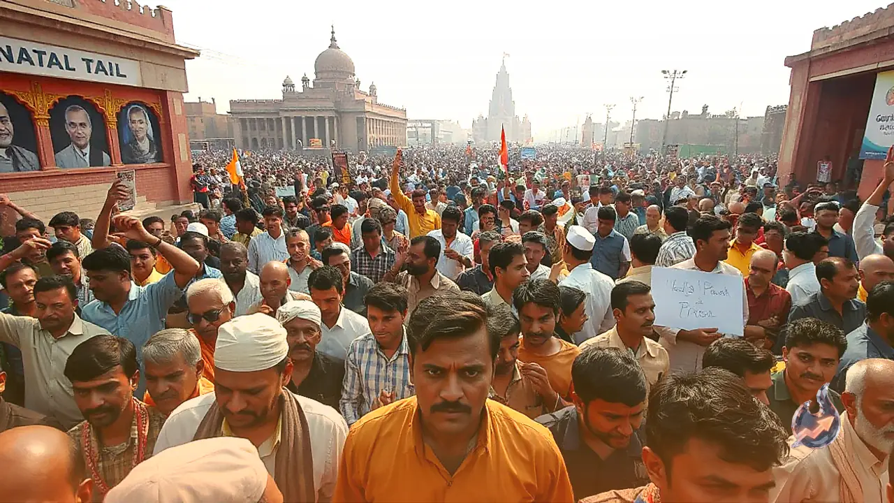Capital on High Alert as Opposition Readies Giant March to Ramlila Maidan Claiming Turnout of 10 Lakh