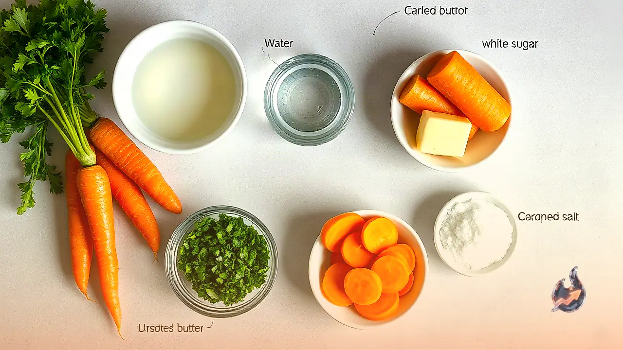 French Glazed Carrots - Carottes Vichy