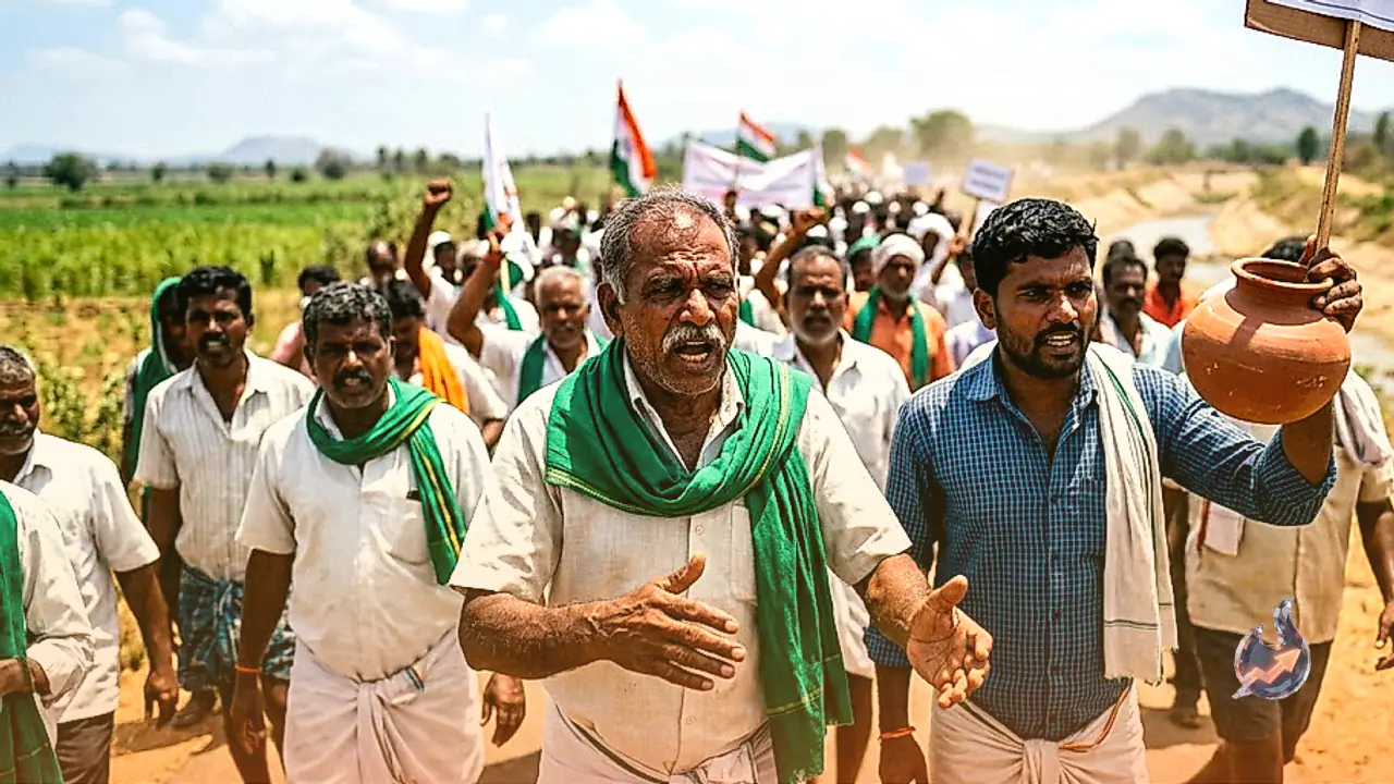 Karnataka Farmers Erupt in Protest Over Cauvery Water Release Order, Threaten Fiercer Agitation