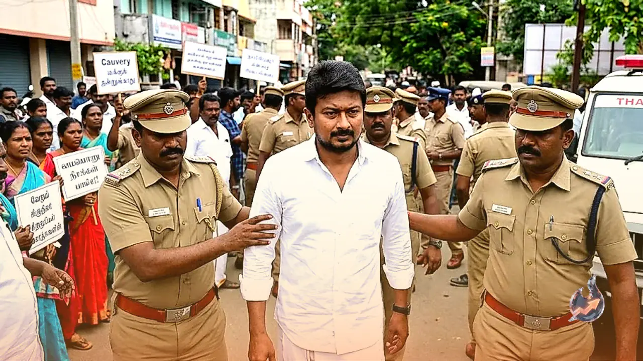 Udhayanidhi Stalin Detained After Controversial Remarks Involving Actress Trisha, Outrage Mounts as Chinmayi and Khushbu Sundar Demand Accountability