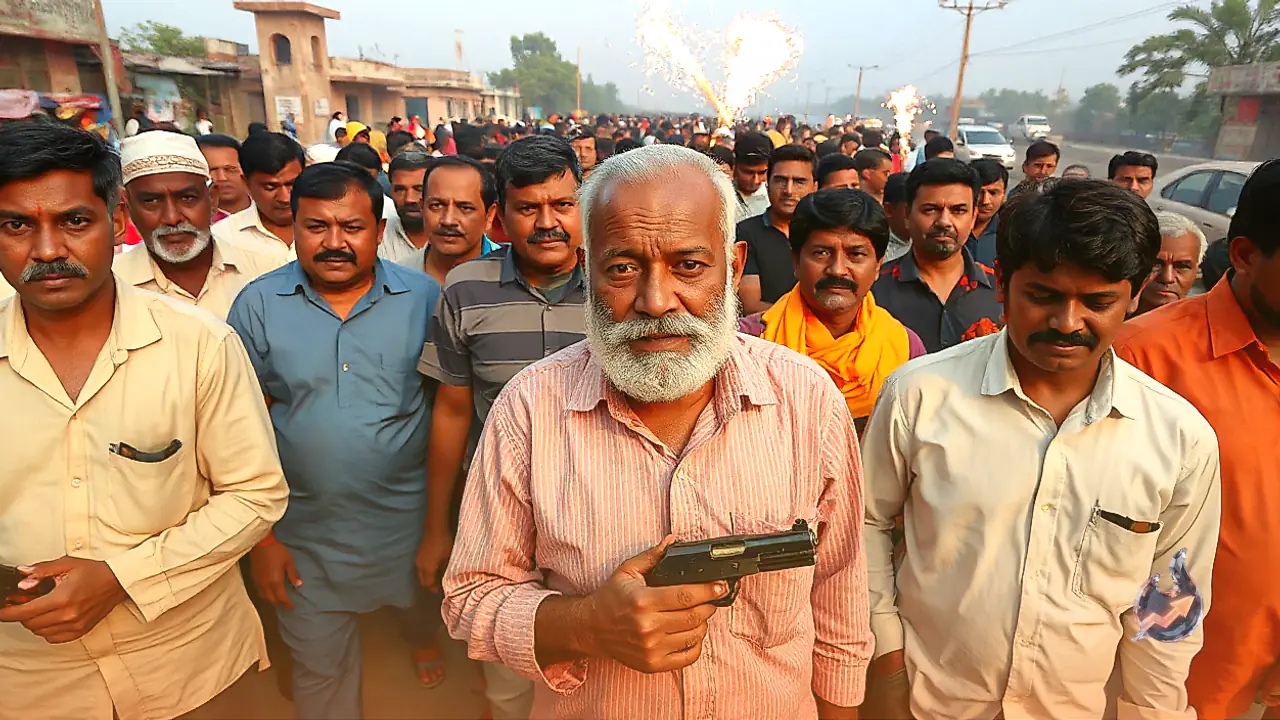 कानपुर के कोटरा मकरनपुर में टेसू-झांझिया उत्सव के दौरान हर्ष फायरिंग, गोली लगने से बुजुर्ग की मौत