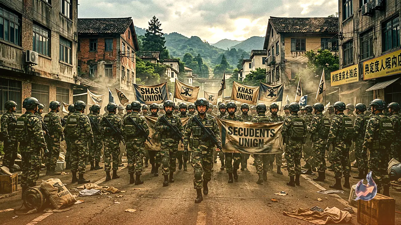 Central forces withdrawn from Shillong as situation normalizes following KSU protest unrest