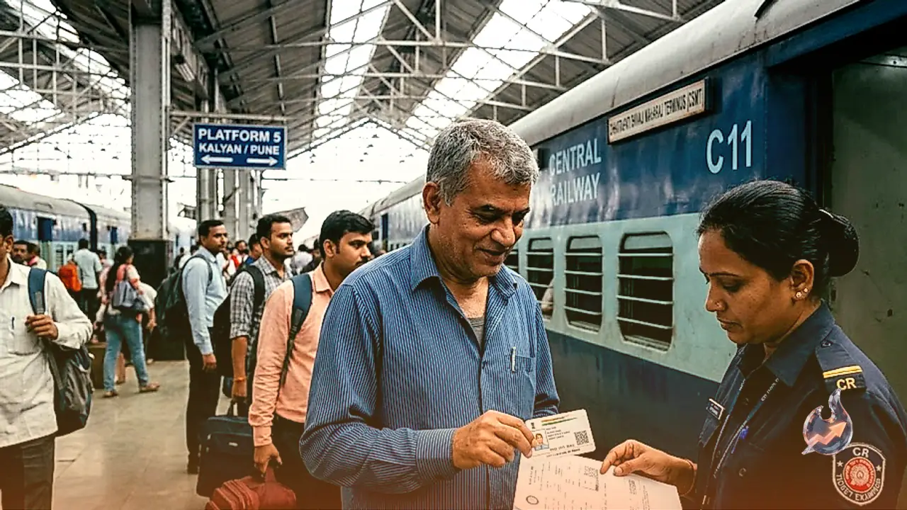 सेंट्रल रेलवे का विशेष टिकट चेकिंग अभियान शुरू, यात्रा के दौरान मूल पहचान पत्र रखना हुआ अनिवार्य
