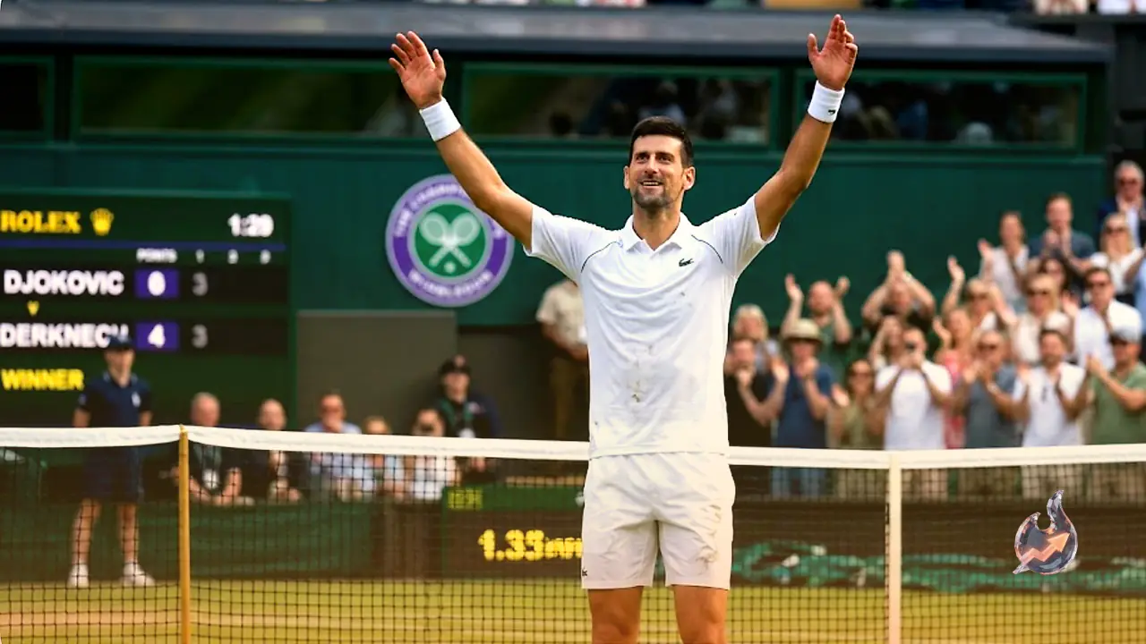 A three-hour Centre Court classic pushes Djokovic level with Federer's Wimbledon win record