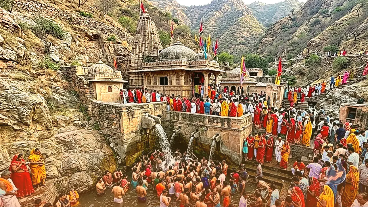 Centuries-Old Har Har Gange Shrine in Bijapur Draws Devotees for Holy Dip and Pilgrimage Across Three Sacred Peaks