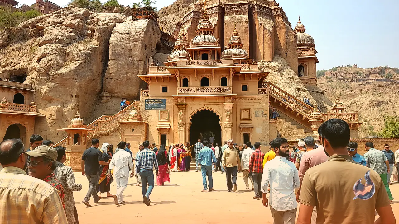 Centuries Old Jeenmata Shrine in Sikar Where Aravalli Hills Echo Historical Resistance Against Aurangzeb