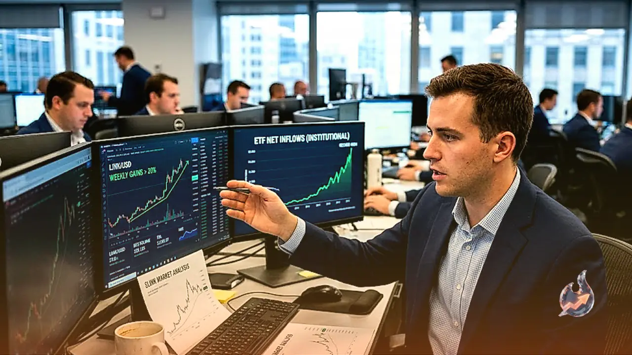 Chainlink Surges Over 20 Percent Weekly to Reach Seven Month High as DeFi Activity and Institutional ETF Inflows Climb