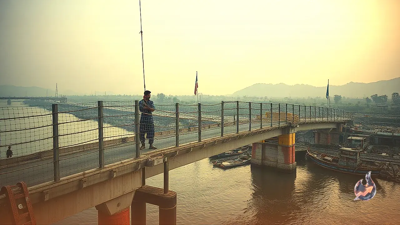 Police Intervention Prevents Tragedy as Distressed Man Hangs Off Chambal Bridge Over Child Custody Conflict