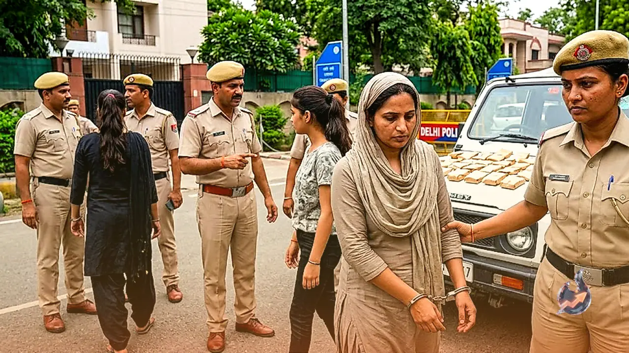 Delhi Police Arrest Woman Using Minor Son to Peddle Cannabis in Chanakyapuri, 43 Packets Seized