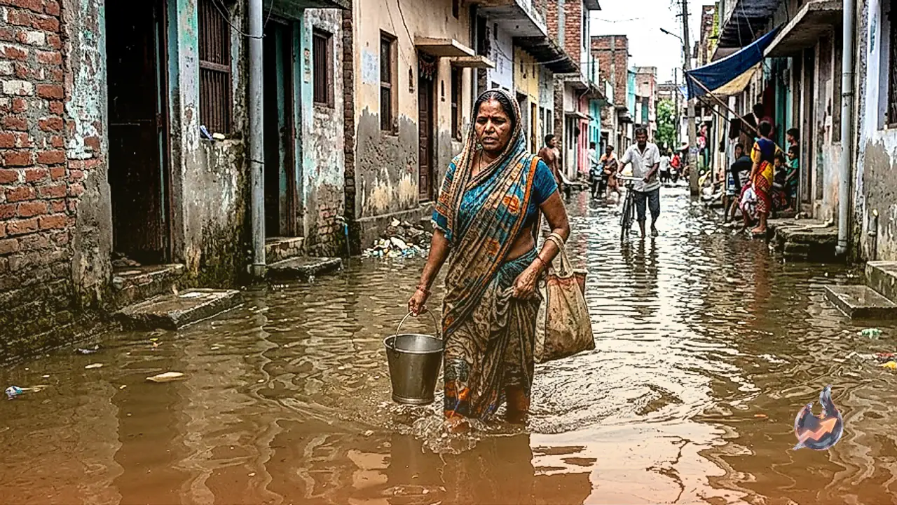 Chandauli: Alinagar Residents Struggle With Waterlogging Despite District Magistrate Orders