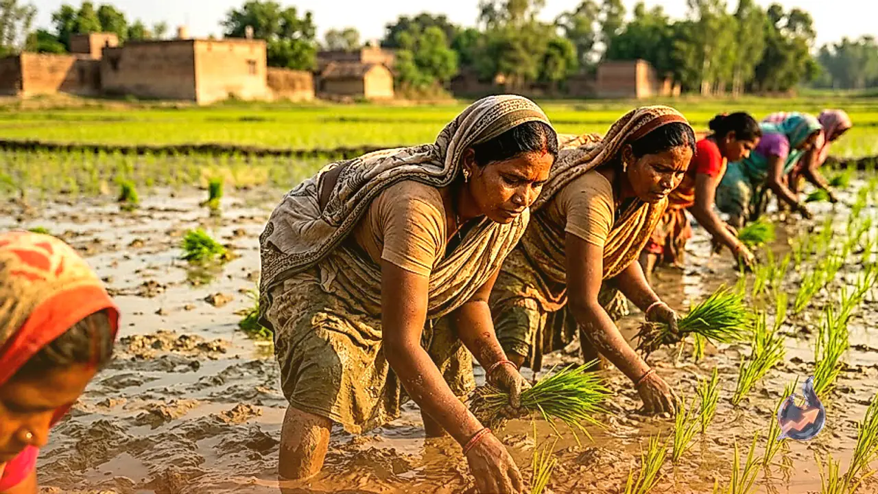 चंदौली के कुंडा में धान रोपाई के बीच उभरा महिला मजदूरों का दर्द, 250 रुपये दिहाड़ी के बाद सालभर सताती है बेकारी