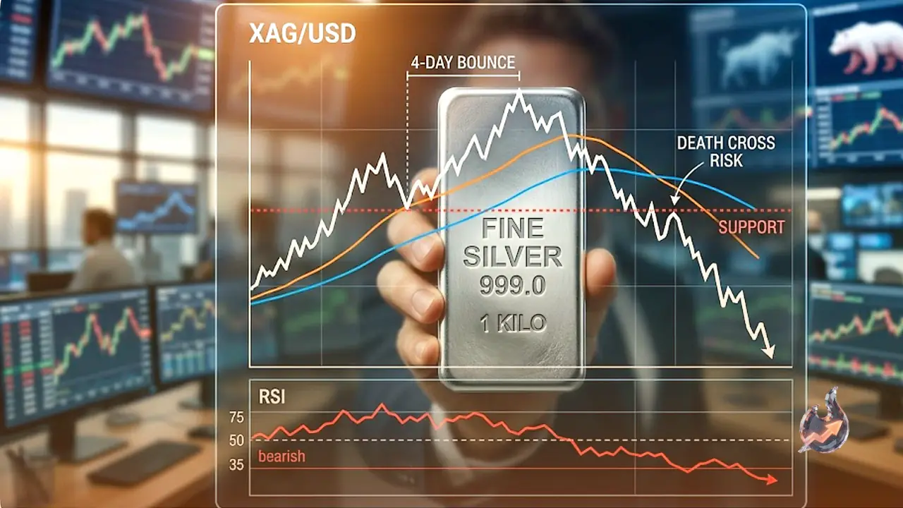 Silver's Four-Day Bounce Runs Out of Fuel as Bears Set Their Sights on Lower Supports