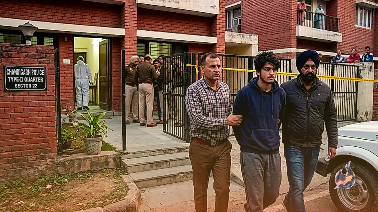 Chandigarh Police Head Constable Shot Dead at Sector-22 Home, Son Detained Under Suspicion
