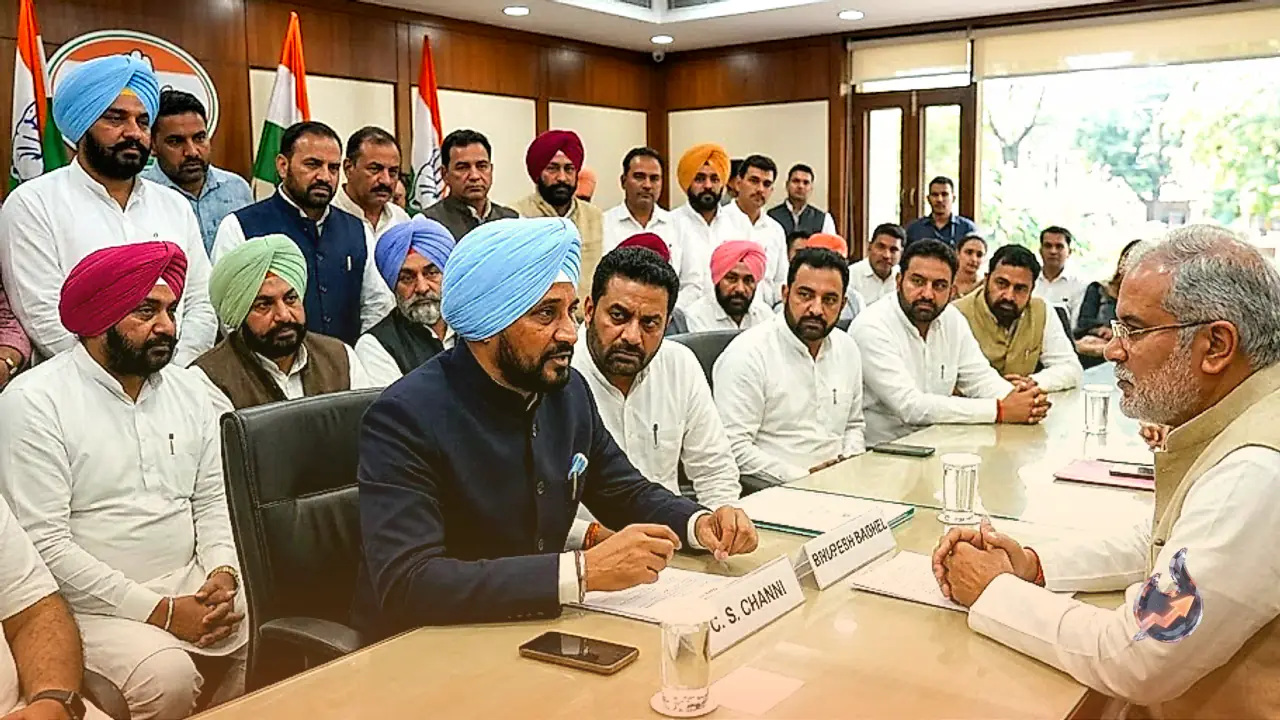 Punjab Congress Truce Talks: Channi Faction Meets Bhupesh Baghel in Chandigarh Today
