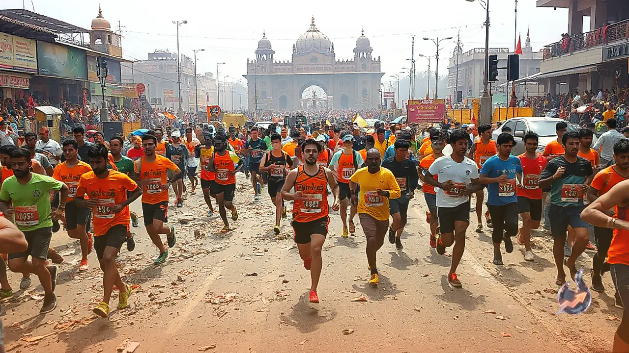 Chaos Erupts at Prayagraj Marathon as Angry Runners Vandalise Venue Over Mismanagement
