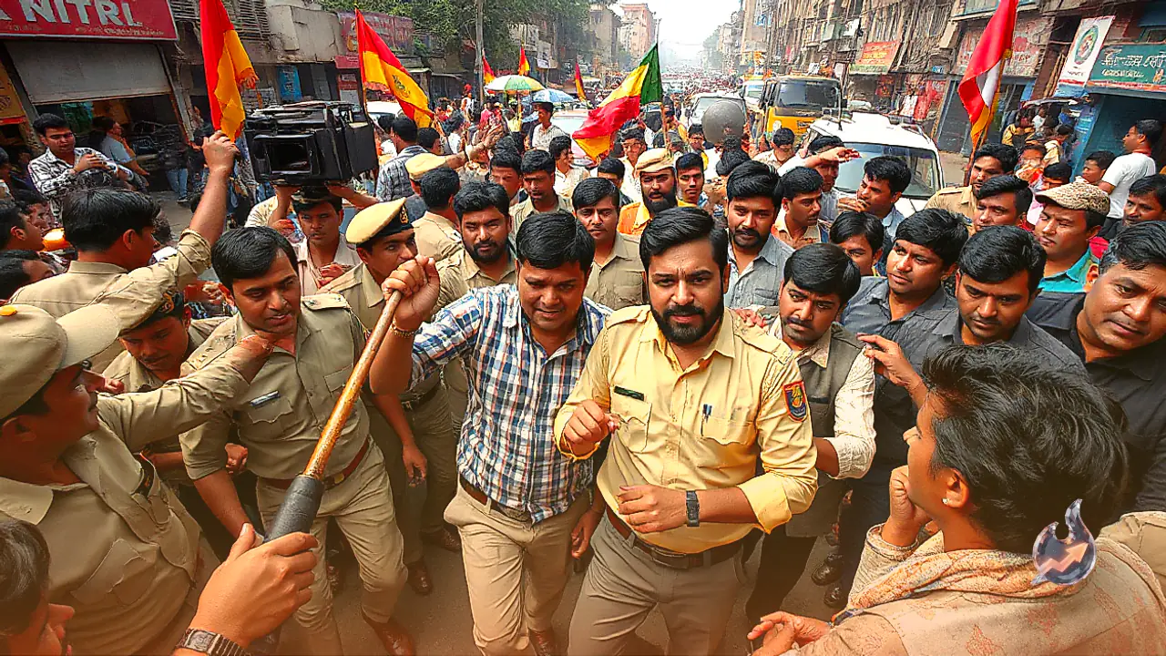 सैंडिस कंपाउंड में रोशन रोही और डिंपल सिंह के शो में मची भगदड़, पुलिस ने बरसाईं लाठियां