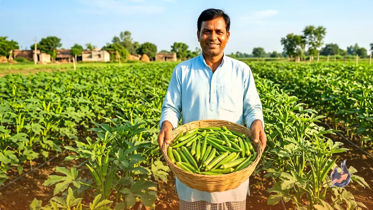 छपरा के किसान ने जैविक तरीके से भिंडी की खेती से बदली अपनी किस्मत, 5 कट्ठे से हो रही तगड़ी कमाई
