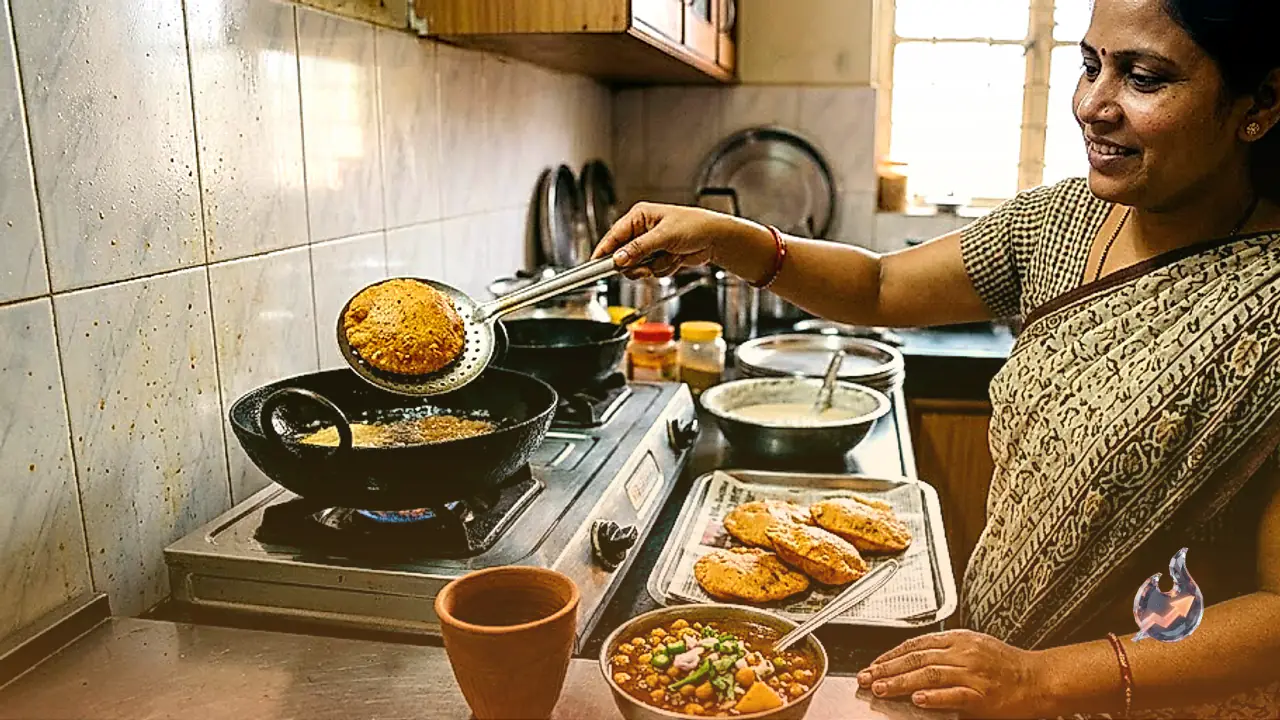 Make Jharkhand Style Traditional Dhuska at Home with Chana Ghugni for a Crispy Breakfast
