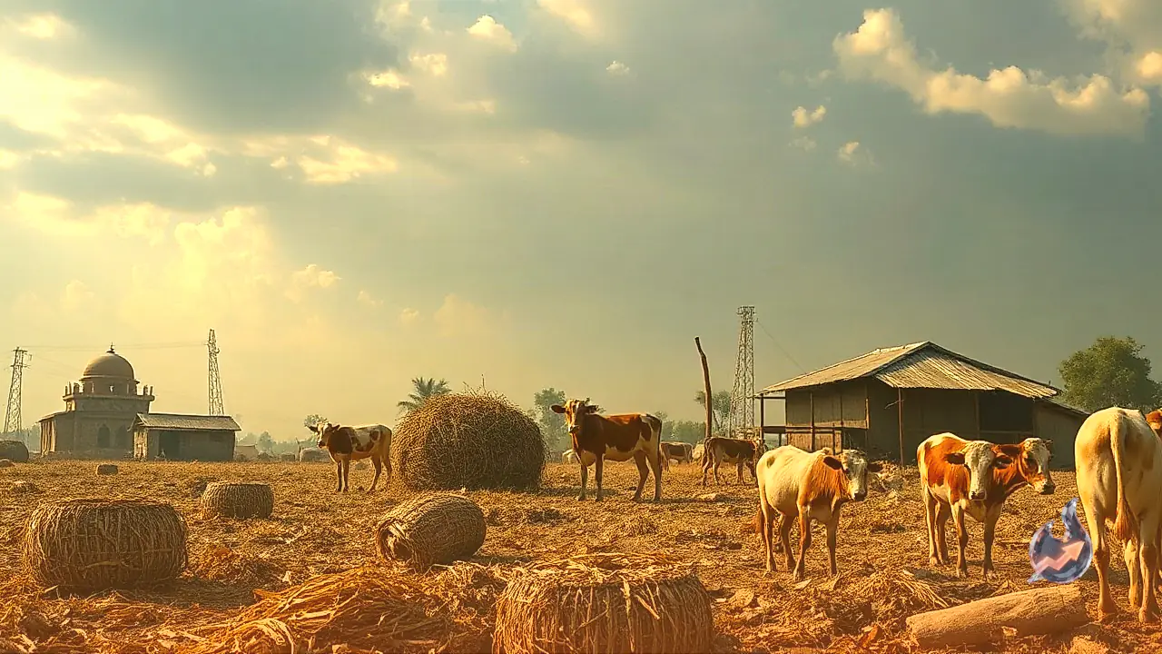 Rice straw and bran can make a lower-cost animal feed at home, Poonam Soren explains the ratio