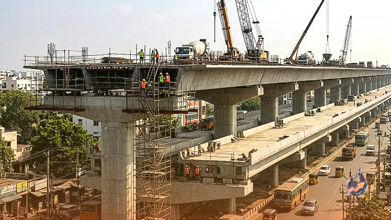 Chennai Port Maduravoyal Elevated Corridor Emerges as India First Double Decker Expressway at Rs 166.7 Crore Per Km