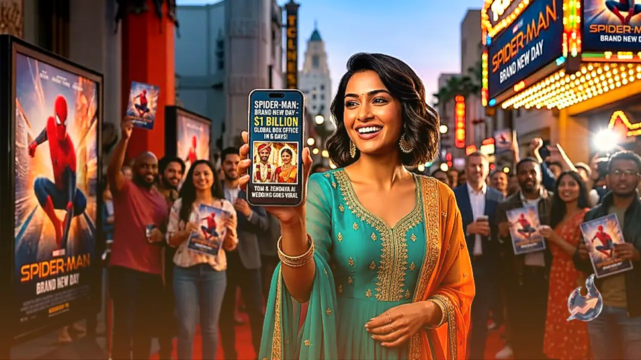 Marvel's Latest Web-Slinger Blockbuster Reaches $1 Billion Box Office Milestone in Six Days as South Indian AI Wedding Clips Go Viral